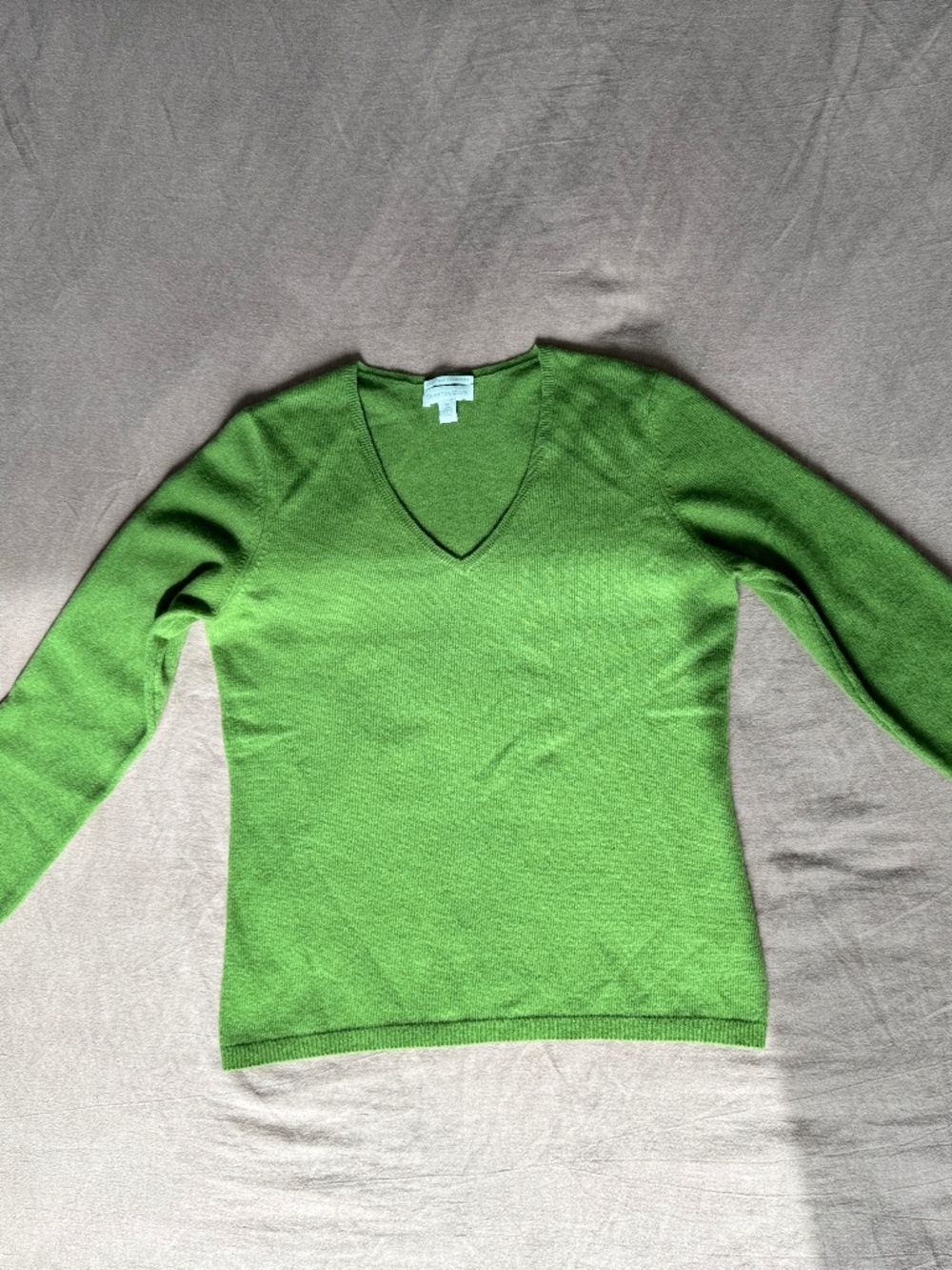 Charter Club v neck cashmere sweater